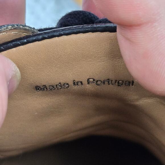 Allen Edmodns Porter Black Leather Lace Up Casual Daily Sneakers Mens 11.5 D - Picture 14 of 15